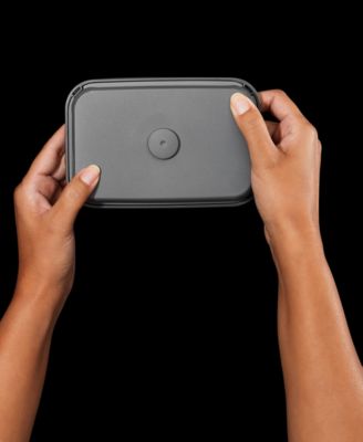 Steel Pop Small Square Short 1.1-Qt. Food Storage Container