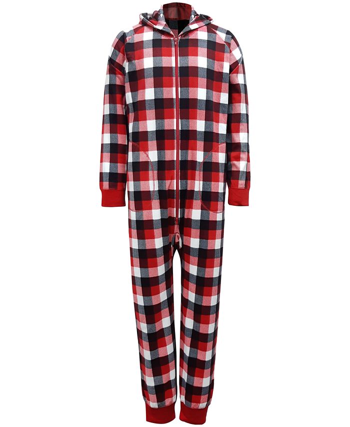 Family Pajamas Matching Men's Buffalo Check Onesie Created for
