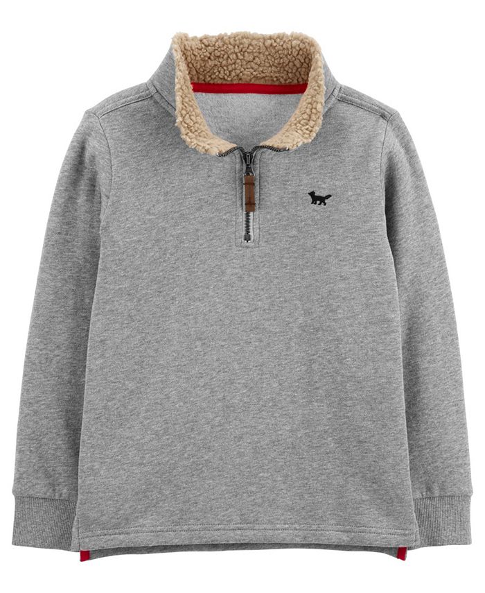 Carter s Carters Big Boy Half Zip Fleece Pullover Macy s
