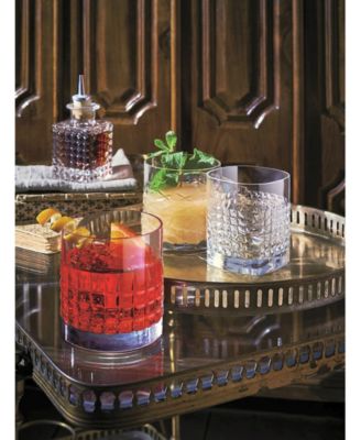 Mixology 12.75 Oz Charme Double Old Fashion Glasses, Set of 4