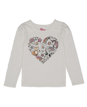 image of Epic Threads Little Girls Short Sleeve Graphic Tee