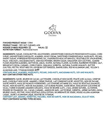Godiva - Chocolatier 19-Pc. Nuts & Caramel Gift Box