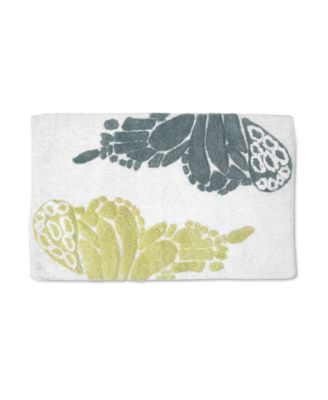 Popular Bath - shell rummel butterfly bath rug