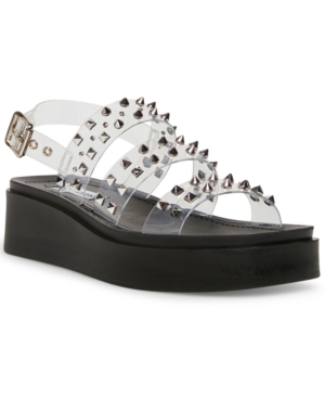 Steve Madden Women's Tera Studded Flatform Wedge Sandals