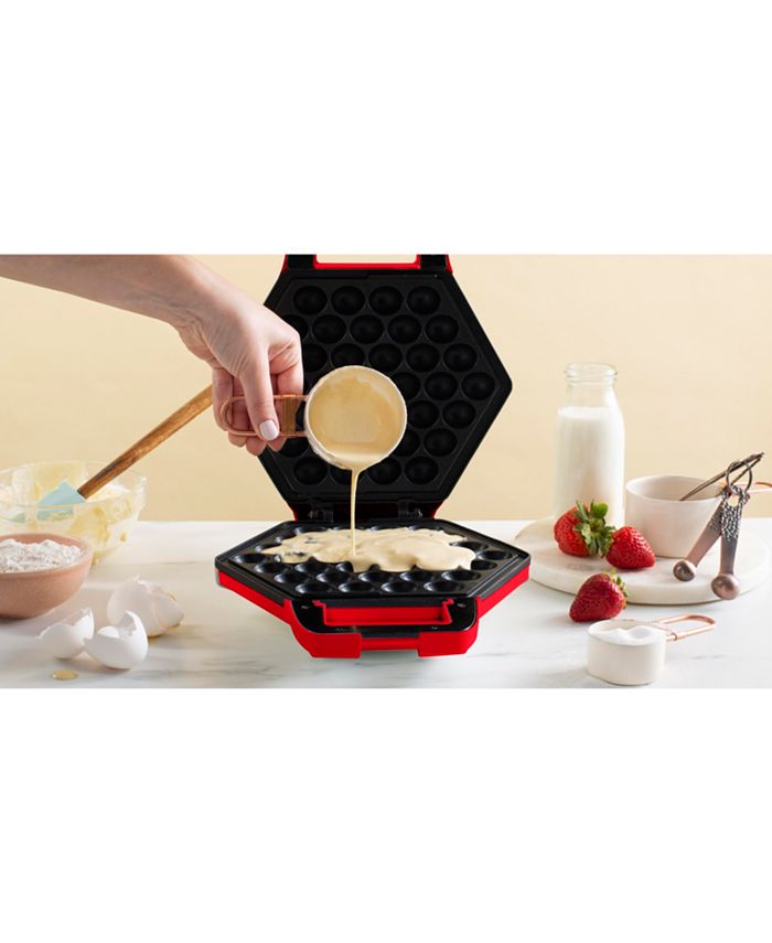 Bubble Waffle Maker - Electric Non stick Hong Kong Egg Waffler Iron Griddle  w/Ready Indicator Light - Ready in under 5 Minutes- Free Recipe Guide  Included, Make Delicious Waffle Ice Cream Cones, Gift: Electric Waffle  Irons: Home & Kitchen 
