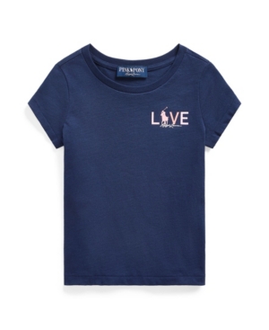 Toddler Girls Pink Pony Graphic Tee