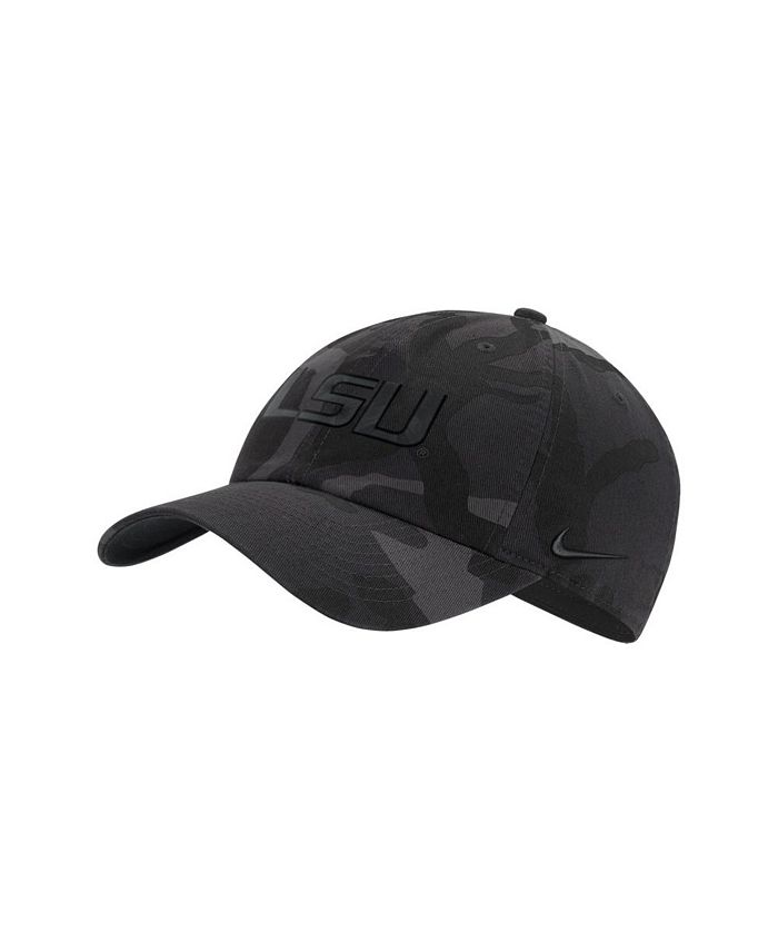 Men's Nike Black LSU Tigers Heritage86 Performance Adjustable Hat