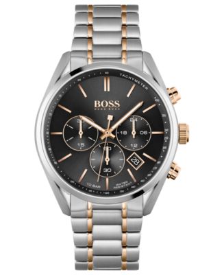 HUGO BOSS Men's Chronograph Champion Stainless Steel Bracelet