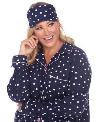 Women's Plus Size Pajama Set, 3 Piece