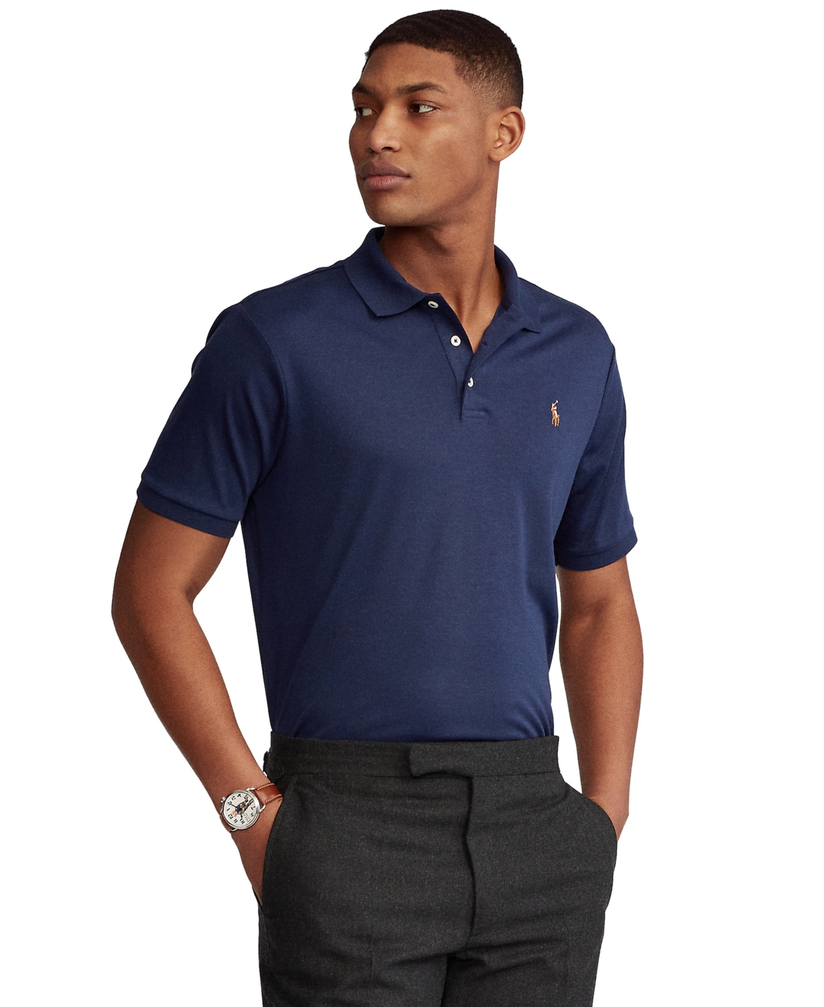 Polo Ralph Lauren Men's Classic Fit Soft Cotton Polo - French Navy