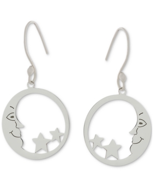 image of Giani Bernini Moon & Stars Drop Earrings, Created for Macy-s
