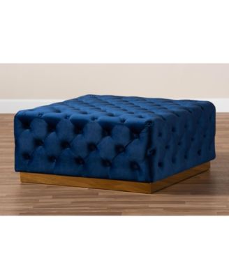 Verene Glam and Luxe Square Cocktail Ottoman