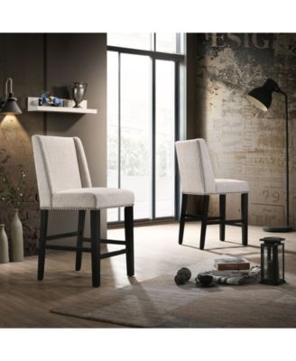 Zoe Upholstered Counter Stool, Set of 2