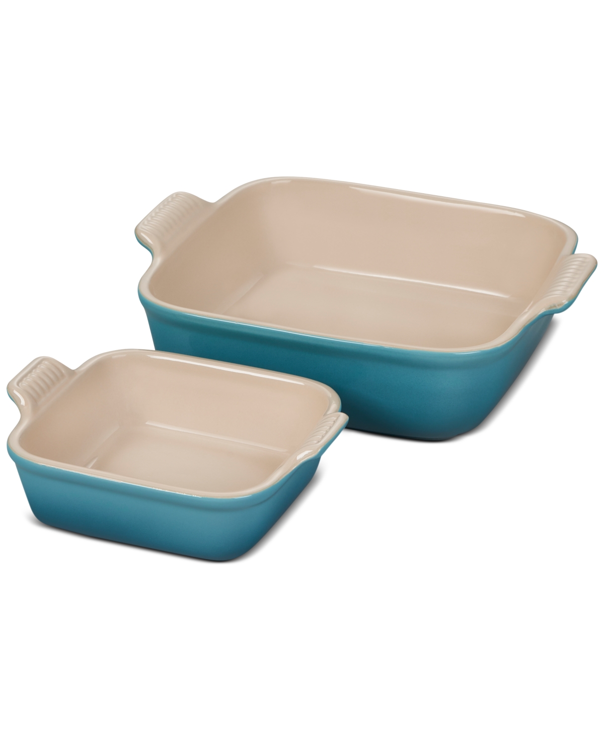 Le Creuset Heritage Square Baking Dishes, Set Of 2 In Caribbean