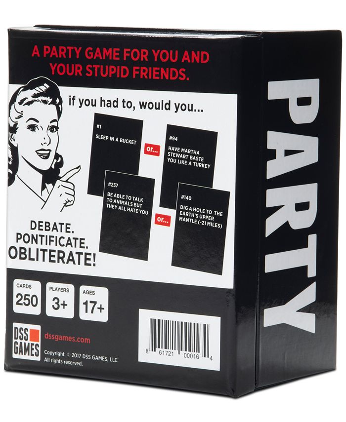 DSS Games If You Had To... Party Game - Macy's