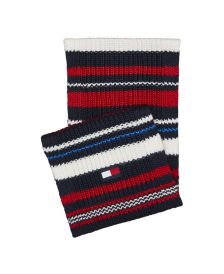 Men's Chunky Variegated Striped Scarf