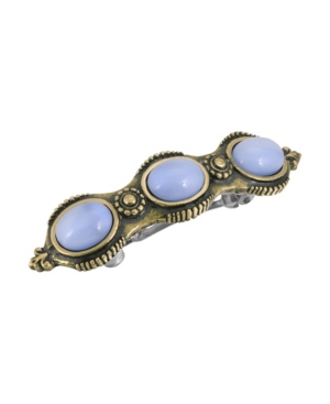 image of Women-s Burnished Gold-Tone Moonstone Barrette