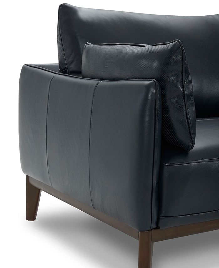Furniture Jollene Leather 2Pc. Sectional with Chaise, Created for Macy