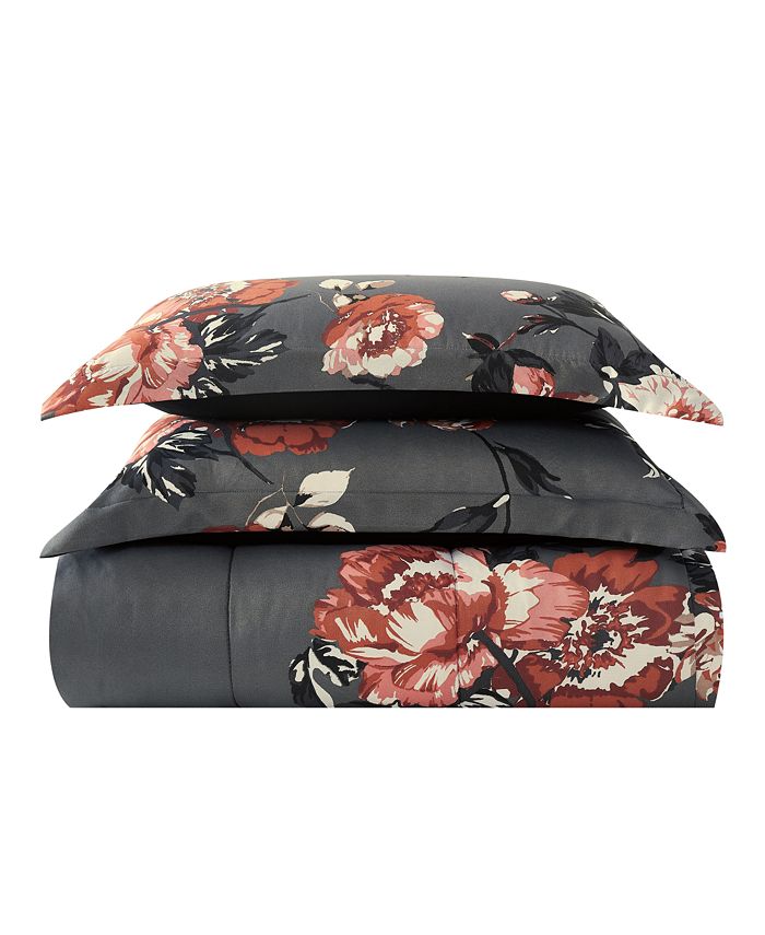 Pem America Manilla Floral Full/Queen 3-Pc. Comforter Set - Macy's
