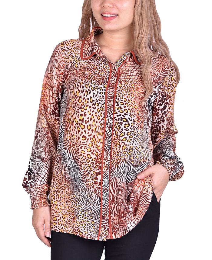Macy's petite tunic tops discount