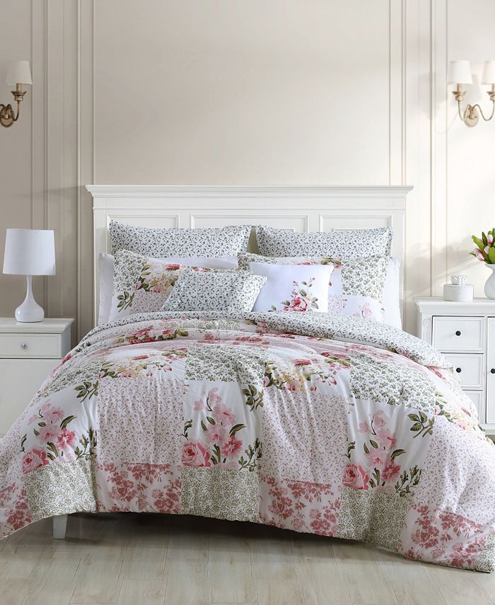 Laura Ashley Ailyn 7Pc. Comforter Set, Full/Queen Macy's