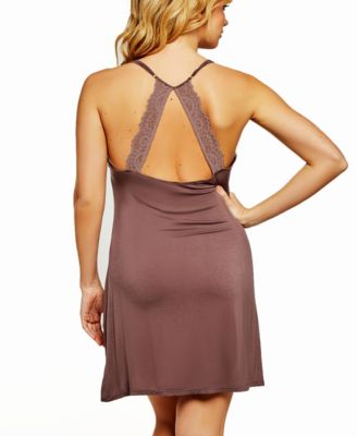 Women's Zennie Modal and Lace Chemise Lingerie