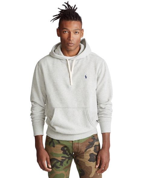 Мужское худи Polo Ralph Lauren Big & Tall Fleece, цвет: Меланжевый