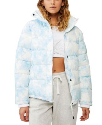 cotton on womens puffer jacket