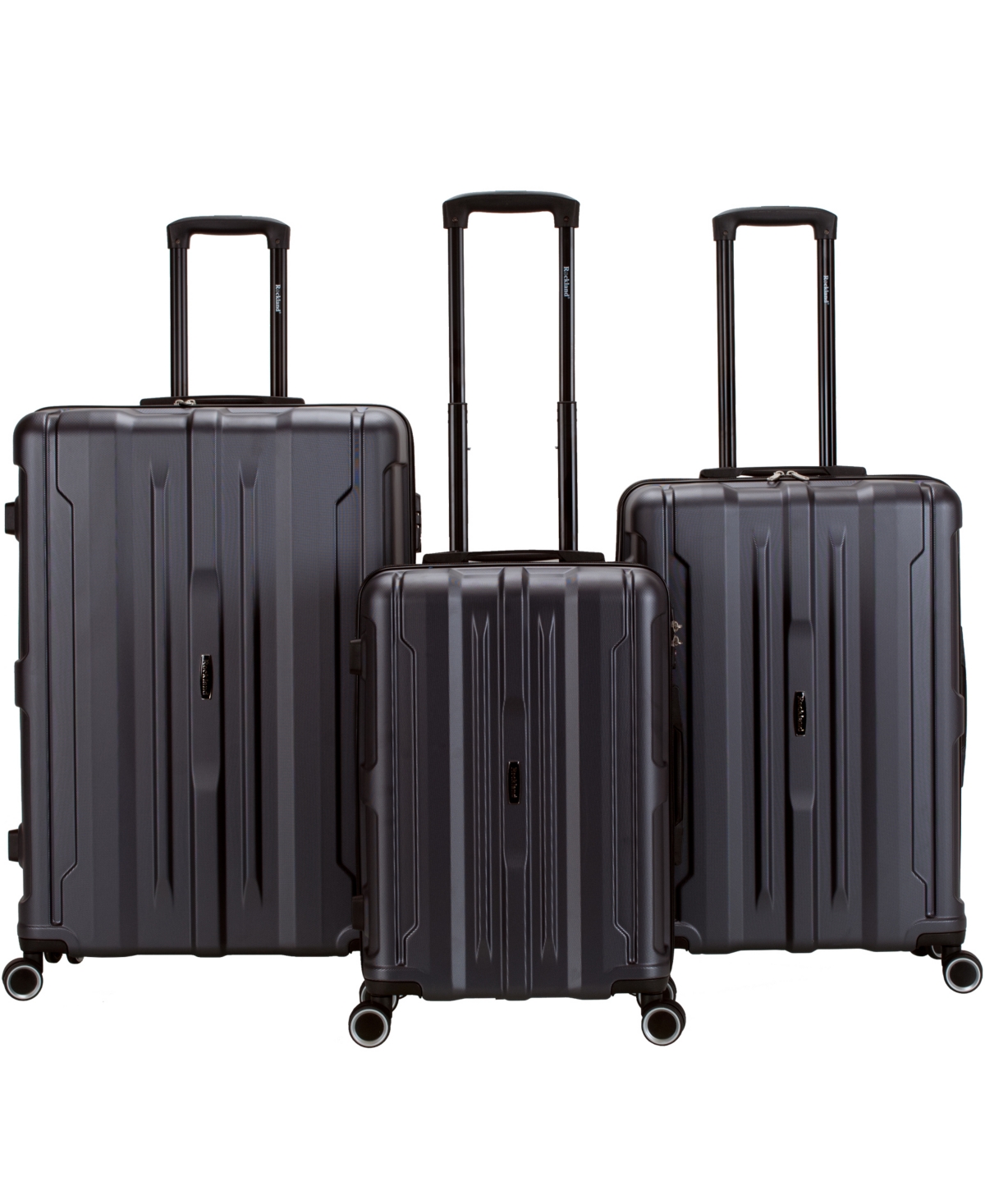 Seattle 3pc Hardside Luggage Set - Grey