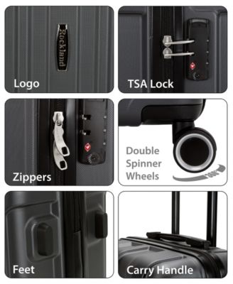 Seattle 3pc Hardside Luggage Set