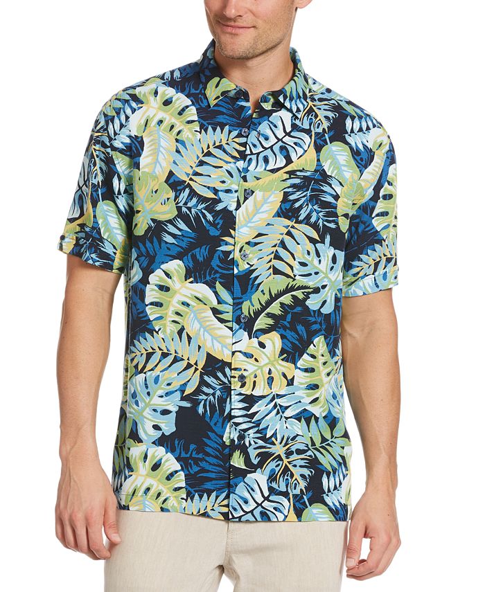 Cubavera Men's Tropical-Print Shirt - Macy's