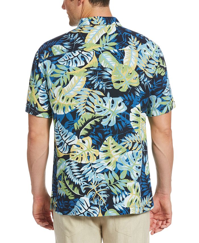 Cubavera Men's Big & Tall Tropical-Print Shirt - Macy's