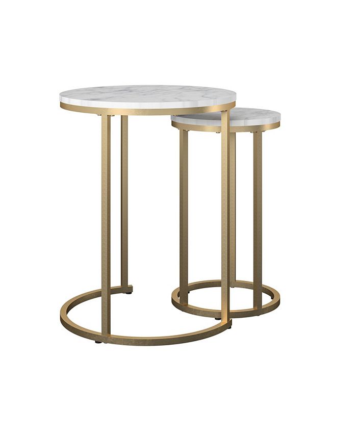 CosmoLiving by Cosmopolitan Amelia Nesting Tables Macy's