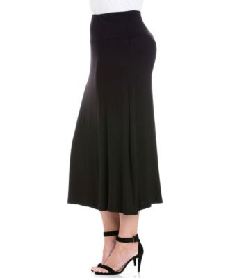 Plus Size Maxi Skirt