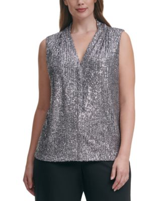 macys sequined tops