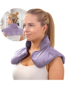 Sharper Image Neck And Shoulder Wrap In Lavender