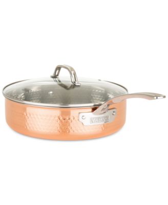 3-Ply Hammered Copper Clad 10-Pc. Cookware Set