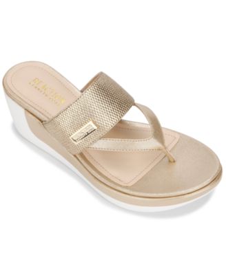 kenneth cole gold sandals