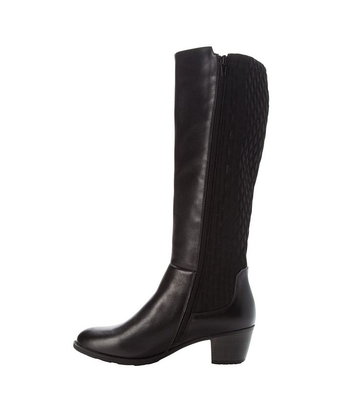 Propét Women's Talise Leather Wide Calf Tall Boots - Macy's