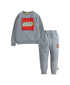 LEGO Toddler Boys Crewneck Sweatshirt and Joggers Set