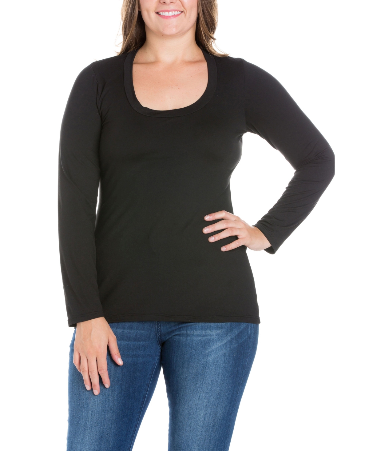 Women's Plus Long Sleeves T-Shirt