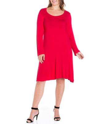 Plus Size Flared Dress