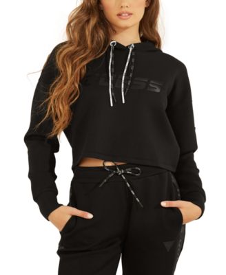 guess cropped hoodie