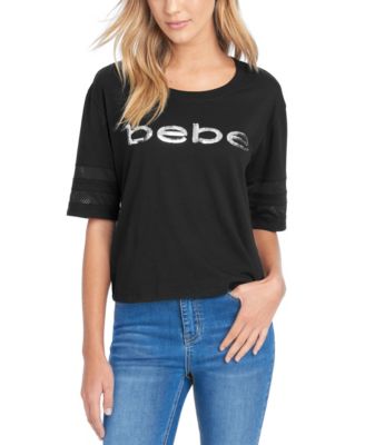 bebe women's t shirts