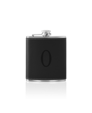 Personalized Leather Flask Set
