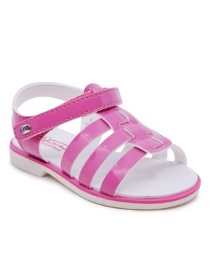 image of Little Girls Adjustable Strap Sandal