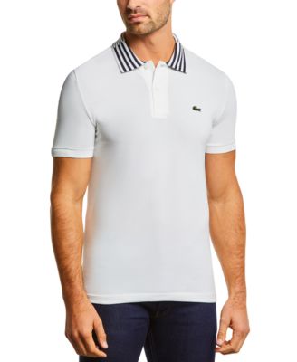 macy's lacoste slim fit polo