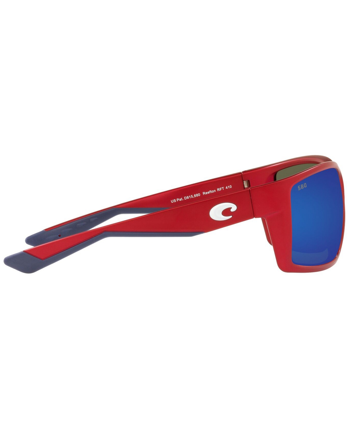 Costa Del Mar Reefton Polarized Sunglasses, 6S9007 64 - 410 MATTE USA RED