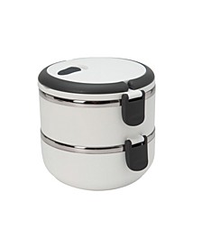 2 Tier Stainless Steel Insulated Lunch Box