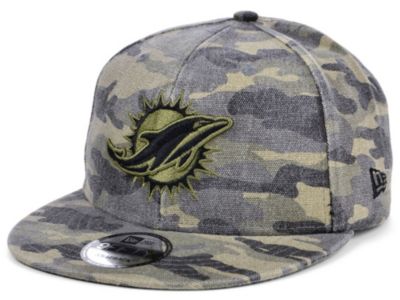 New Era - Men's Miami Dolphins Worn Camo 9FIFTY Cap
